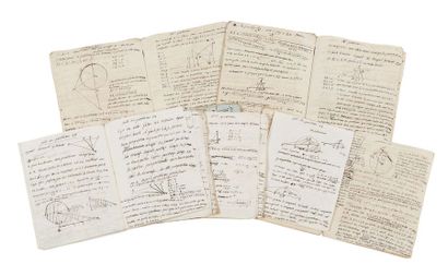 ÉMILIE DU CHÂTELET (1706-1749) Manuscrit autographe de problèmes mathématiques [S.l.,...
