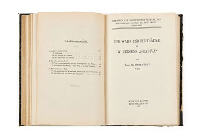 SIGMUND FREUD (1856-1939) Réunion de 5 livres provenant d'Oskar Pfister
Ens. 5 ouvrages...