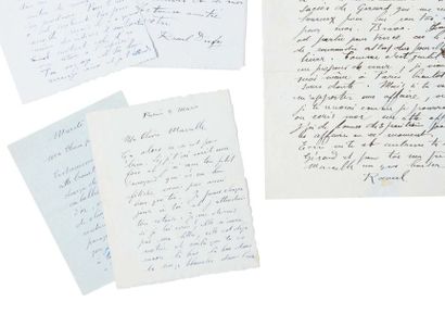 Raoul DUFY (1877-1953) Réunion de 13 lettres autographes signées et 1 lettre dactylographiée...
