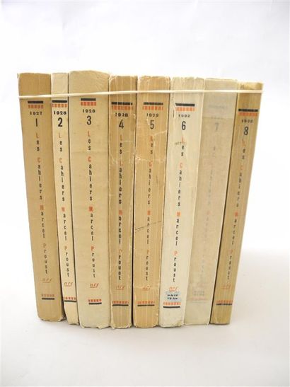  PROUST (Marcel). Les cahiers Marcel Proust. 1927-1935. Paris, Gallimard, 1947, 8... Gazette Drouot