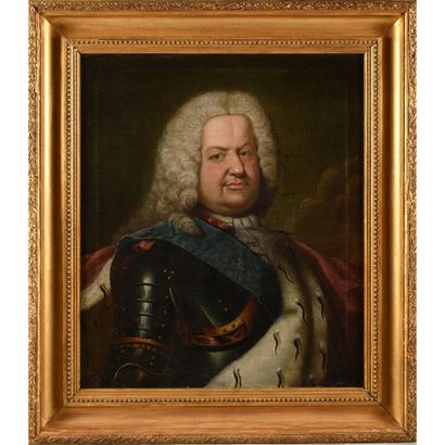 null FRENCH ECOLE, early 18th century. "Portrait of King Stanislas Lescinski". (1676-1766)....