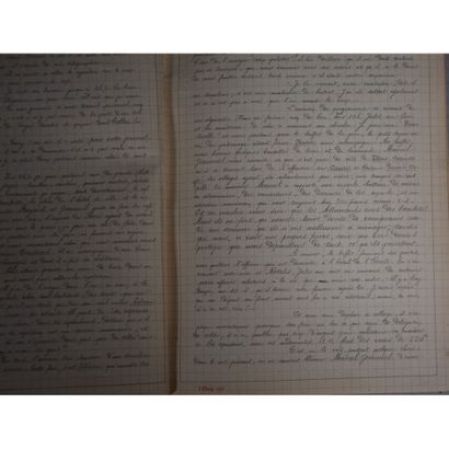 null (Guerre 14/18) Journal de guerre de Charles Dasaever, né à Lille en 1883, réunion...