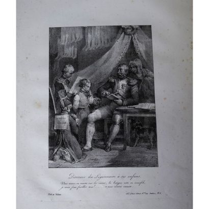 null Hippolyte Bellangé (1800-1866) Croquis lithographiques, P., Gihaut, 1824, 12...