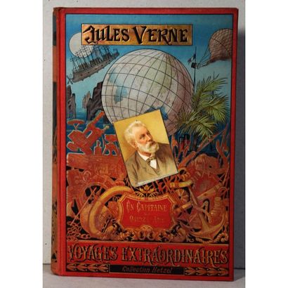 null Jules Verne, un capitaine de quinze ans, P., Hetzel, S.D. (1905-1914), cartonnage...
