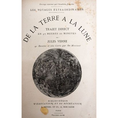 null Jules Verne, de la Terre à la Lune, P., Hetzel, S.D. [1872-1873], second plat...