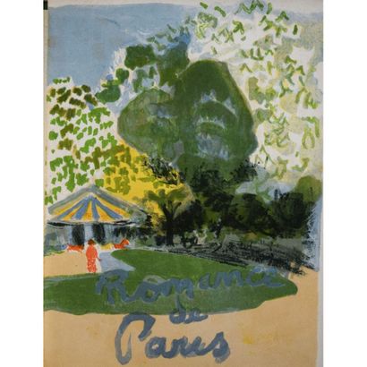 null Francis Carco, romance de Paris, lithographies originales de Pierre Eugène Clairin,...