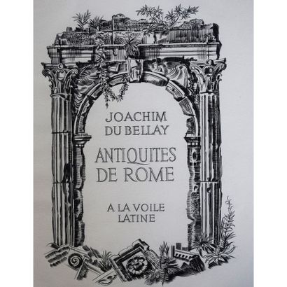 null Joachim Du Bellay, le premier livre des antiquitez de Rome, burins gravés par...