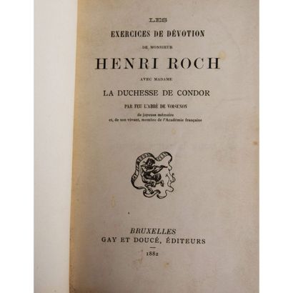 null (Félicien Rops) Les exercices de dévotion de Monsieur Henri Roch avec Madame...