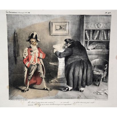 null La Caricature, réunion de 31 planches, dont Honoré Daumier, planches N°400,...