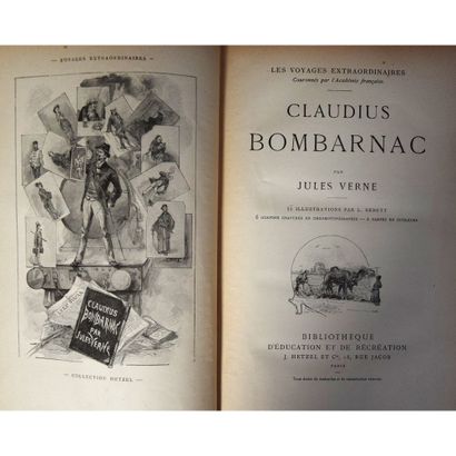null Jules Verne, claudius bombarnac, le château des Carpathes, P., Hetzel, S.D....