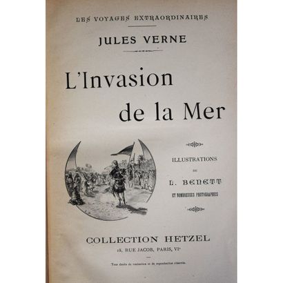 null Jules Verne, l’invasion de la mer, le phare du bout du monde, P., Hetzel, S.D.,...