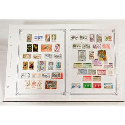 null Andorre 1967/2008. Collection de timbres neufs, quelques doubles oblitérés....