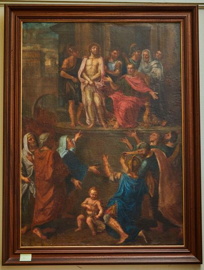 null * École française vers 1700

Ecce homo, 

Huile sur toile

106x76cm