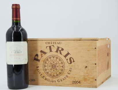 null 6 bottles in wooden case of SAINT EMILION Château Patris - year 2004