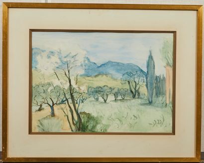 null Jean MICAS (1906)

The Aygues valley

Watercolour on paper, titled lower left...