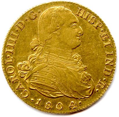 null COLOMBIE - CHARLES IV 1788-1808

Son buste cuirassé. R/. Armoiries.

 Friedberg...