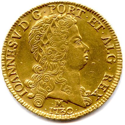 null BRÉSIL - JEAN V 1706-1750

Buste lauré du roi. Dessous M et millésime. 

R/....