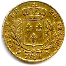 null LOUIS XVIII Première restauration

4 juin 1814 - 1er mars 1815

20 Francs or...