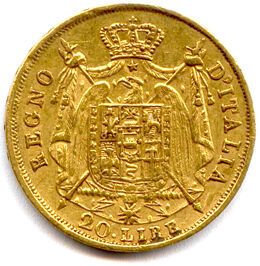 null NAPOLEON Ier Roi d'Italie 1805-1814

20 Lire en or 1813 Milan.	6,42 g

T.B.