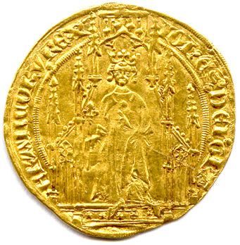 null JEAN II LE BON 1350 - 1364

Le roi debout sous un dais gothique. Il est couronné...