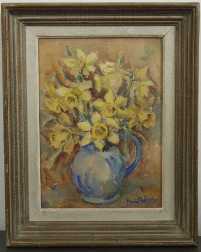 null Henri BOEZ ( 1892-1972). 

Vase de jonquilles

Aquarelle sur papier signée en...
