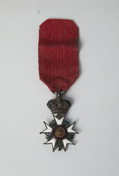 null Légion d'Honneur Second Empire modèle du 4° type, avec ruban