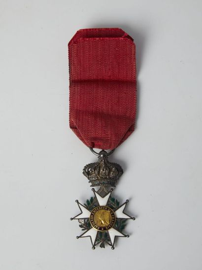 null Légion d'Honneur Second Empire modèle du 4° type, avec ruban