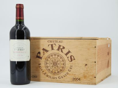 null 6 bouteilles en caisse bois de SAINT EMILION Château Patris - année 2004
