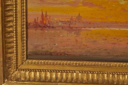 null Henri DUVIEUX ( 1855-1920).

Vue de Constantinople

Huile sur toile signée en...