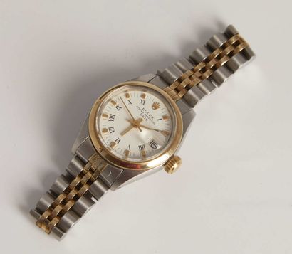 null ROLEX (Lady Date Automatic - Steel and gold plated), circa 1975

Ladies' watch...