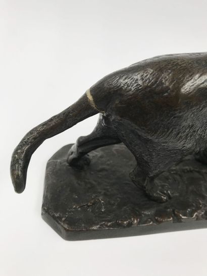 null Pierre-Jules MENE (1810-1979) D'après .

Panthère

Sculpture en bronze à patine...