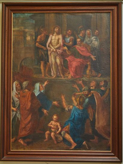 null École française vers 1700

Ecce homo, 

Huile sur toile

106x76cm