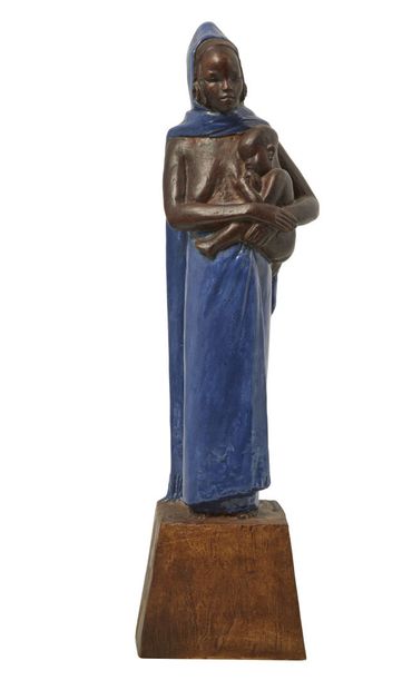 null ANNA QUINQUAUD (1890-1984)

Maternité PITA.

Sculpture en terre cuite émaillée...