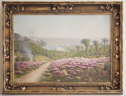 null Jean Achille T BRAIL (1842-1911). 

La Seine aux Andélys

Huile sur toile signée...