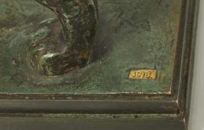 null ANTOINE-LOUIS BARYE (1796-1875)

Lion Marchant.

Sculpture en bronze à patine...