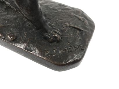 null Pierre-Jules MENE (1810-1979) D'après .

Panthère

Sculpture en bronze à patine...