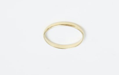 null Wedding ring in gold 750/1000.
Weight : 1.9 gr.
Finger size : 58