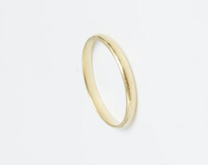 null Wedding ring in gold 750/1000.
Weight : 1.9 gr.
Finger size : 58
