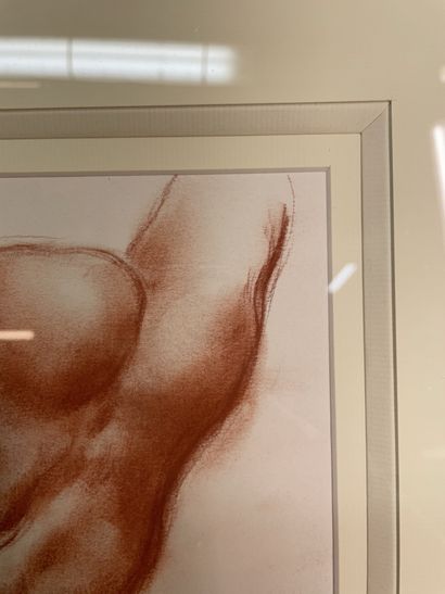 null Daniel GASSER (1948)
"Nude
1997
Sanguine on paper, framed under glass
Signed...