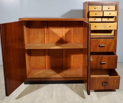 null WALNUT STORAGE FURNITURE
Consists of a space opening with two large doors onto...