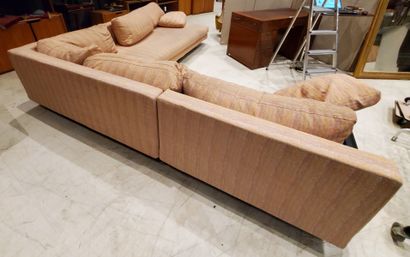 null Antonio CITTERIO (1950) for B&B Italia
Sity" model
Corner sofa, salmon pink...