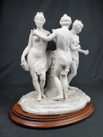 null In the taste of Sèvres
"The Three Graces 
Group in cookie for the female subjects...