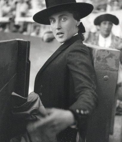 Jean DIEUZAIDE (1921-2003) Conchita Cintron, Bayonne, 1947. Tirage postérieur sur...
