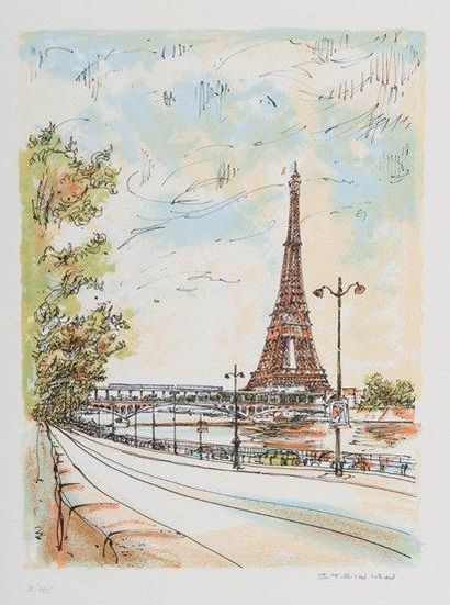 [STEINLEN (A. D.)] FARGUE (LÉON - PAUL) PARIS. LES XX ARRONDISSEMENTS. Paris. Editions...