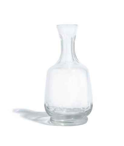 null Carafe en cristal. Ancre gravée