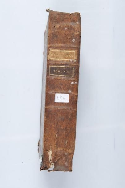 PORTALIS Jean-Etienne-Marie (1746-1807) 
Consultations Tome XV



MANUSCRIT, 1783,...