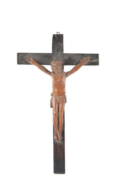 null Crucifixion. Bois. 27 x 17 cm