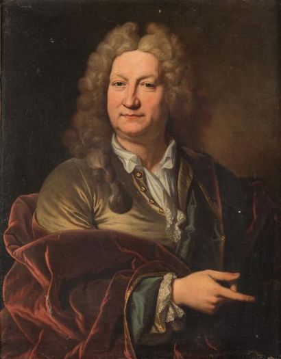Jean RANC (Montpellier 1674 - Madrid 1735) Portrait d'Honoré Boyer, seigneur de Fonscolombe...