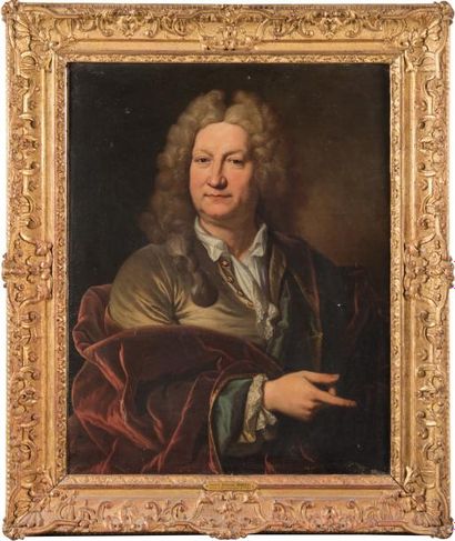 Jean RANC (Montpellier 1674 - Madrid 1735) Portrait d'Honoré Boyer, seigneur de Fonscolombe...