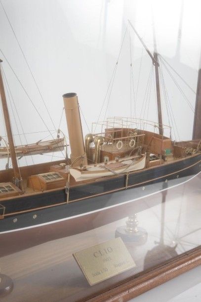 null Maquette de bateau mixte 57 x 109 x 30 cm